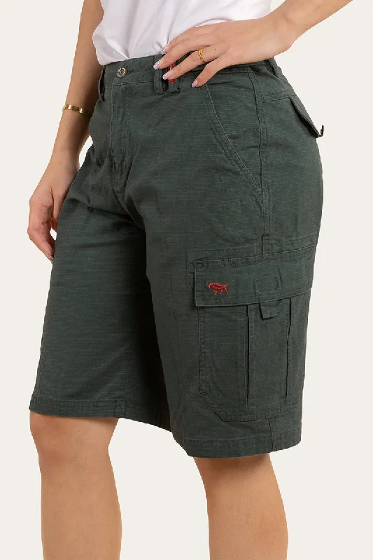 Clearwater Womens Ripstop Work Short - Forest