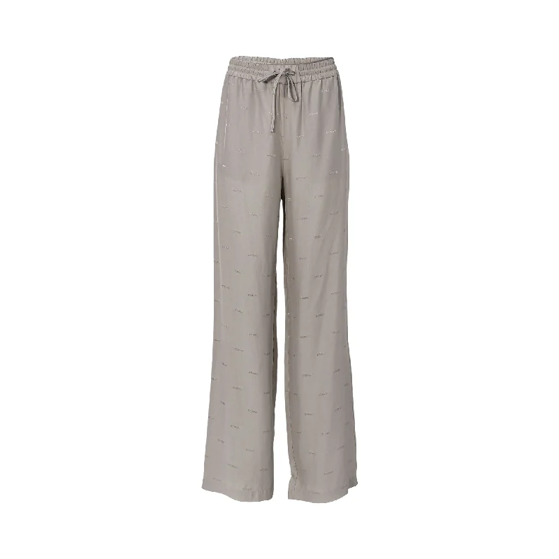 Iceberg Ladies Beige Wide-Leg Pants