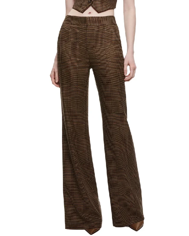 alice + olivia Deanna High-Rise Bootcut Slim Pant