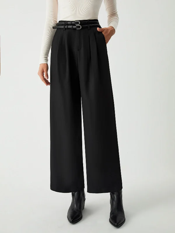 BerryBetty - Essential Wide Leg Culotte Pants