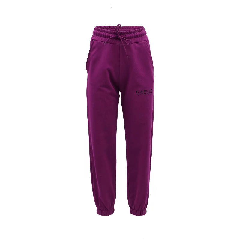 Gaelle Women's Purple Jogging Trouser