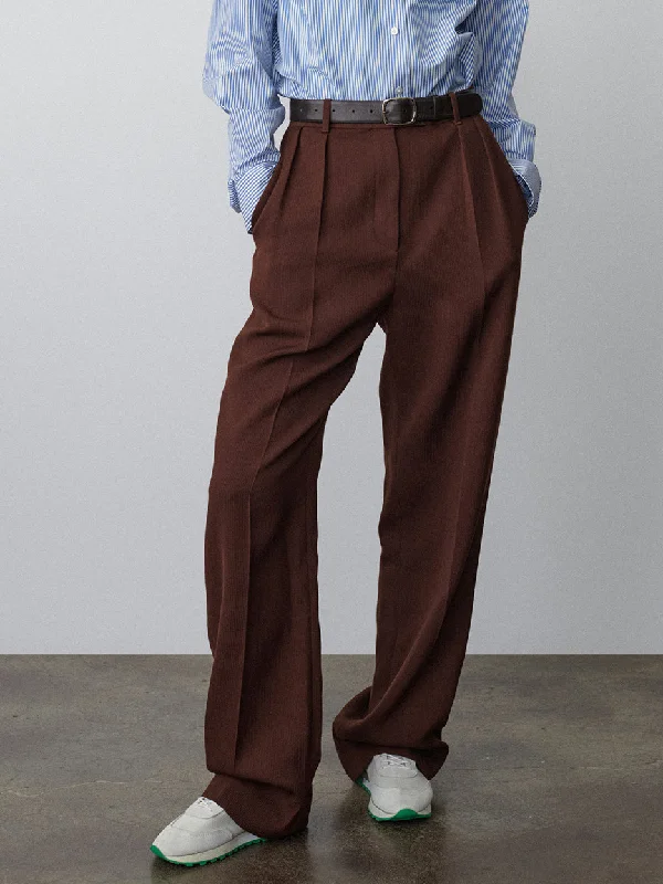 BerryBetty - Made For You Straight Leg Dress Pants