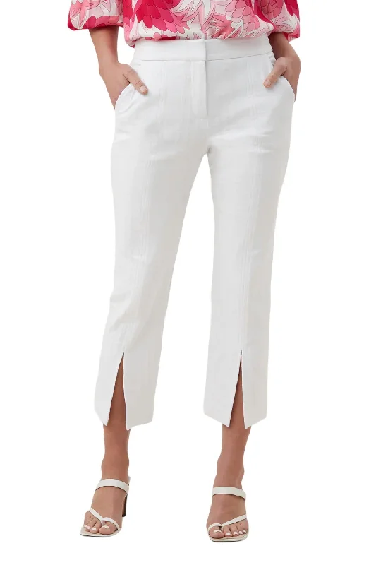 North Beach Pant In White