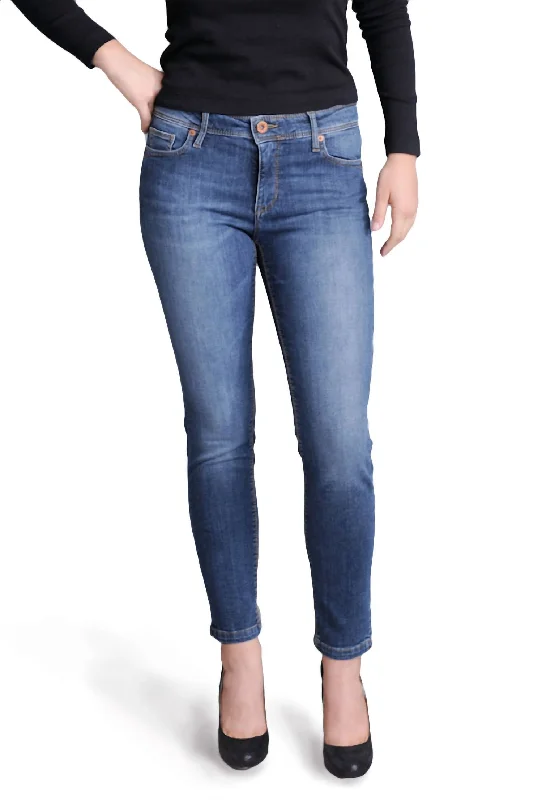 Vic 7/8 Denim Jeans In Blue