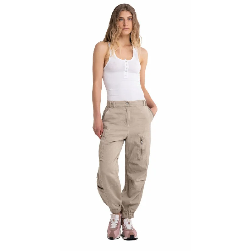 Replay Women's High Waist Tapered Led Pant