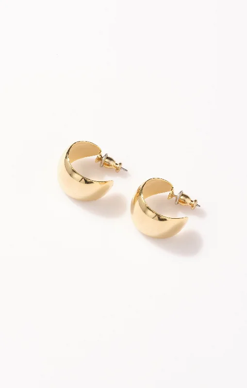 Faithy Jewels Mini Lucy Hoop Earrings ~ Gold