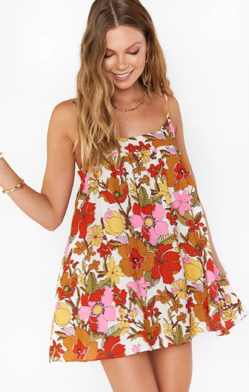 Oasis Mini Dress ~ Far Out Floral