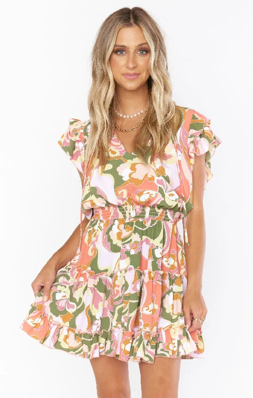 Wild Dreams Mini Dress ~ Retro