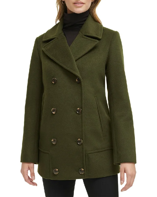 Kenneth Cole Wool-Blend Coat