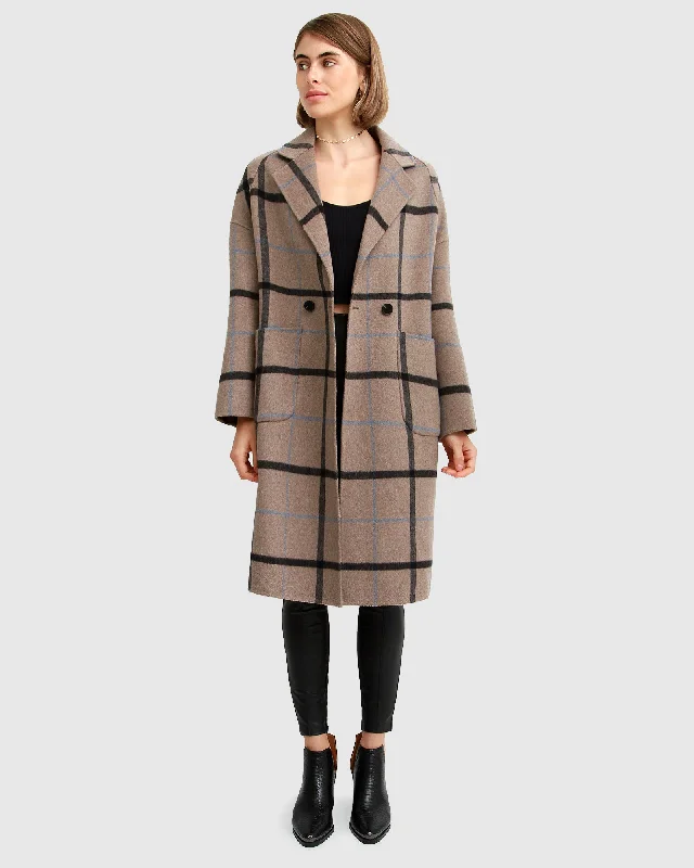 Publisher Double-Breasted Wool Blend Coat