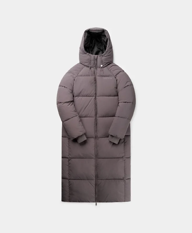 Rabbit Grey Relaxed Long Puffer