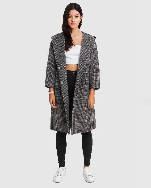 Walk This Way Wool Blend Oversized Coat