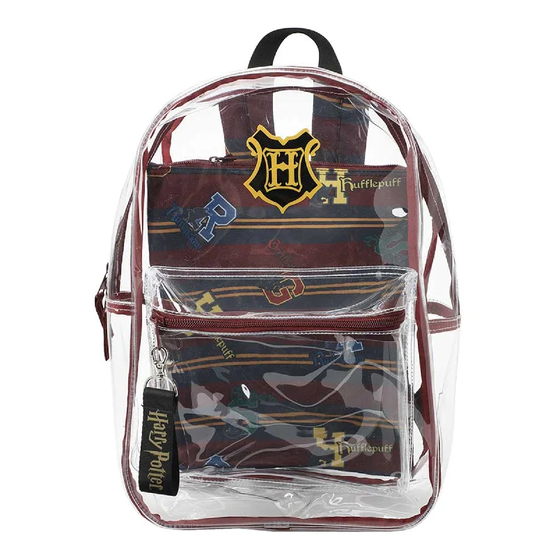 Harry Potter Hogwarts Clear Backpack & Laptop Sleeve