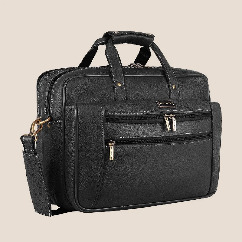 MANCHESTER Leather Laptop Messenger Bag for Men