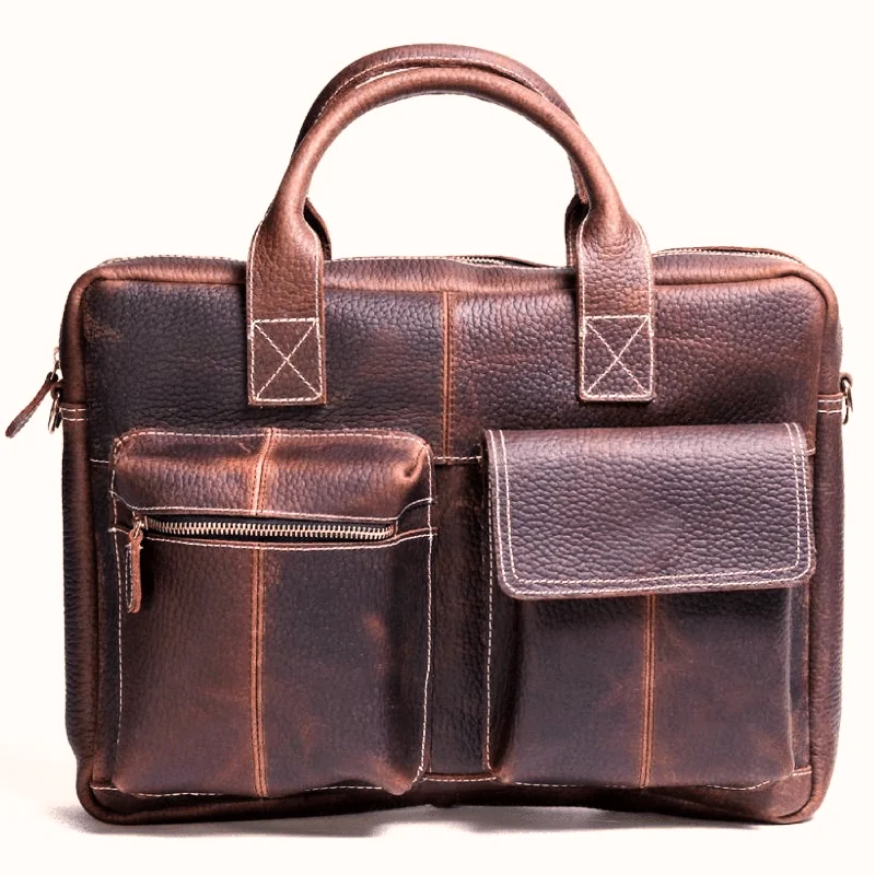 Oilbony Leather Laptop Bag