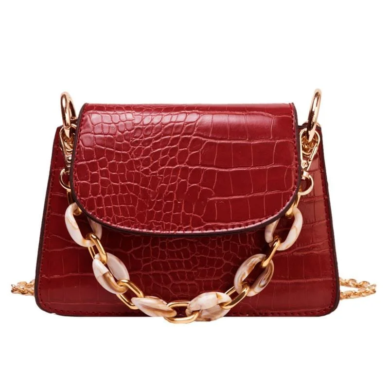 Top Handle Front Flap Bag