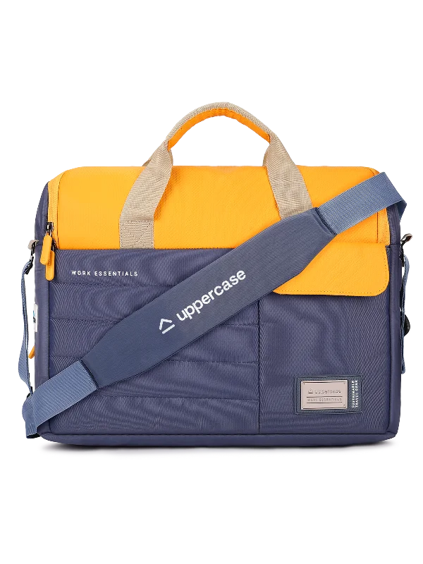 uppercase Omega 03 Laptop Messenger Bag Water Repellent Office Bag 14L Blue