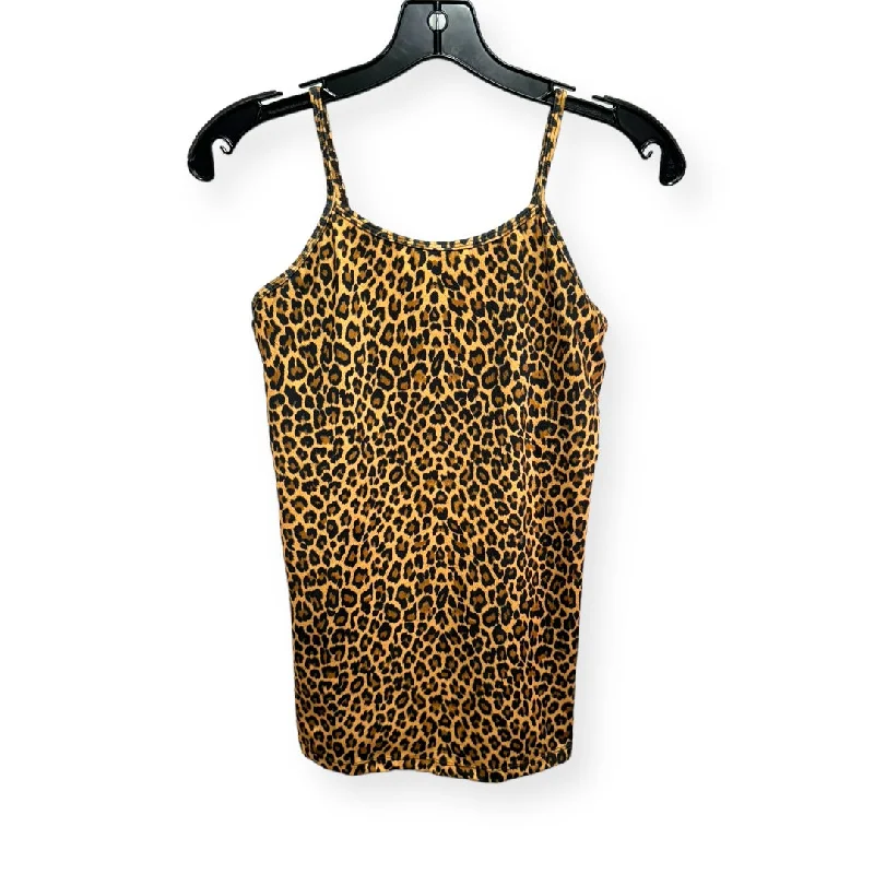 Animal Print Athletic Tank Top Kira Grace, Size S