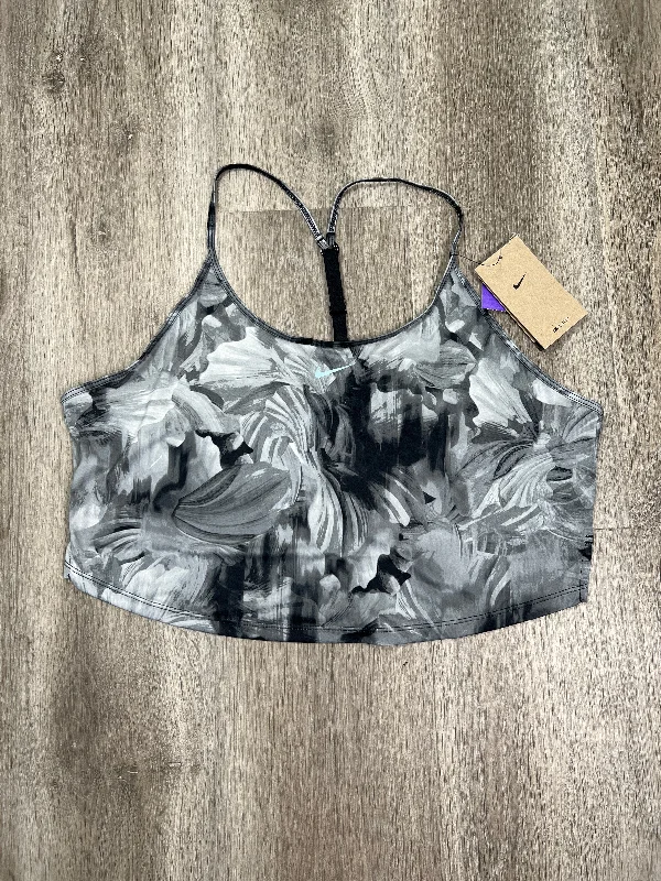 Black & Grey Athletic Tank Top Nike Apparel, Size L