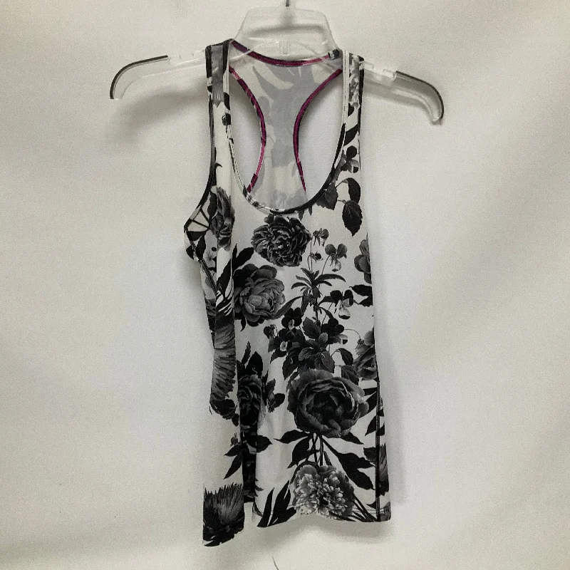 Black & White Athletic Tank Top Lululemon, Size 4