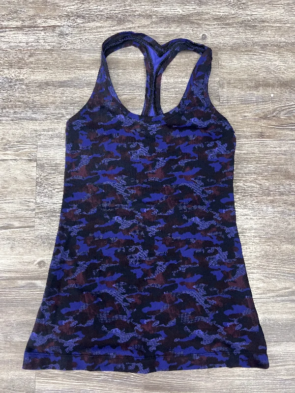 Camouflage Print Athletic Tank Top Lululemon, Size S