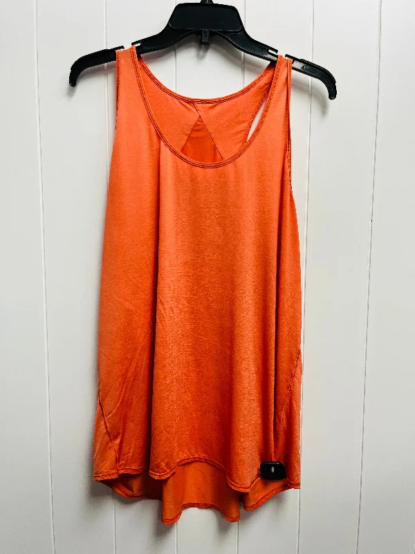 Orange Athletic Tank Top Lululemon, Size L