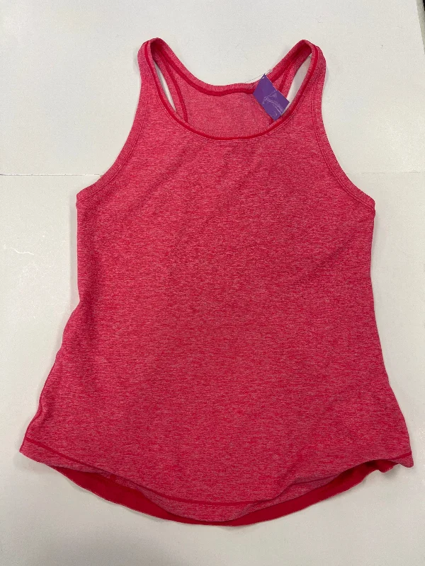 Pink Athletic Tank Top Lululemon, Size M