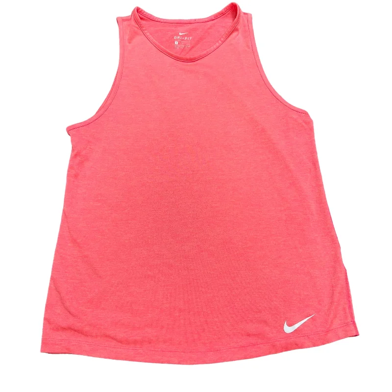 Pink Athletic Tank Top Nike Apparel, Size S