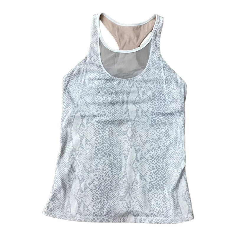 Snakeskin Print Athletic Tank Top Lululemon, Size L