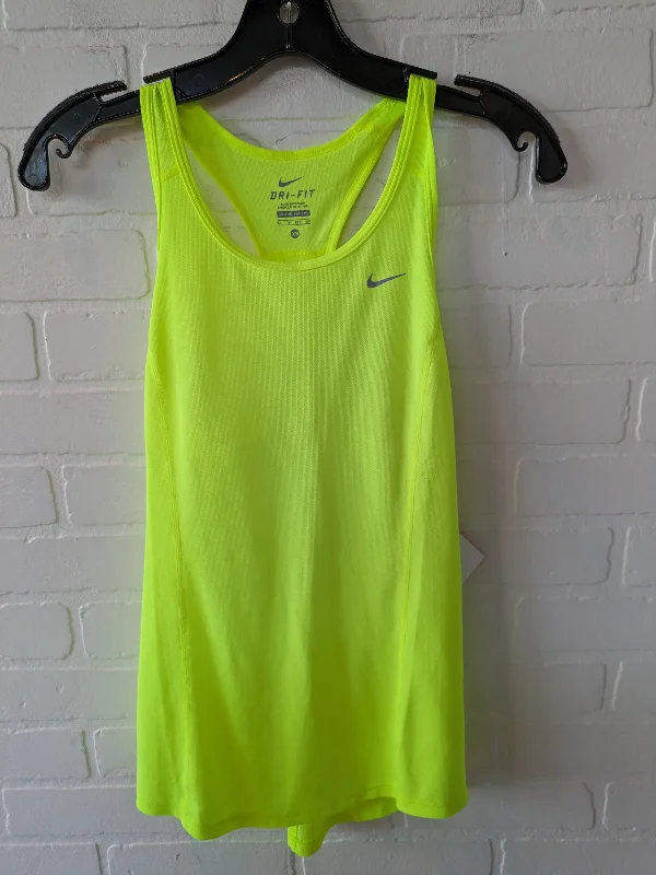 Yellow Athletic Tank Top Nike, Size Xs