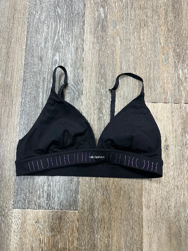 Athletic Bra By Lululemon In Black, Size: 8