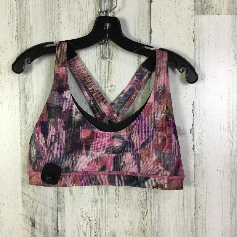 Athletic Bra By Lululemon In Pink & Purple, Size: 12