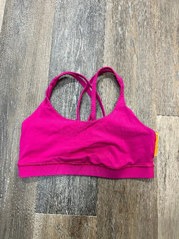 Athletic Bra By Lululemon In Pink, Size: 8