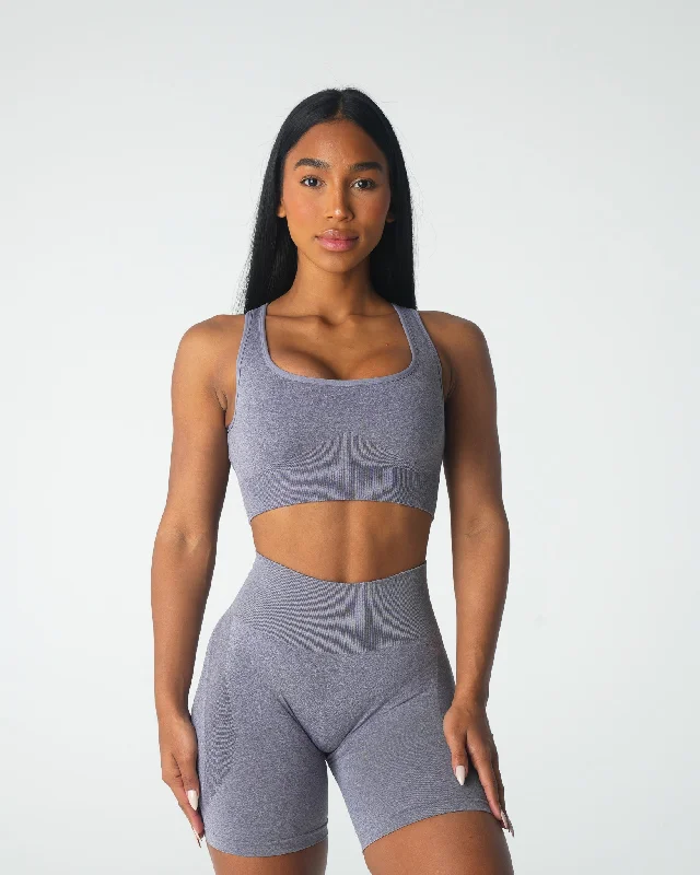 Grey Eclipse Seamless Bra