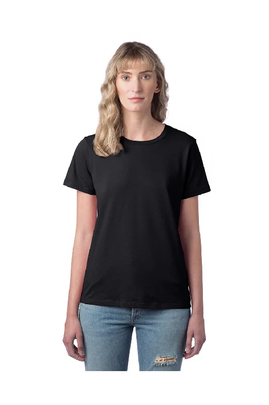 Alternative Womens Her Go-To Short Sleeve Crewneck T-Shirt - Black