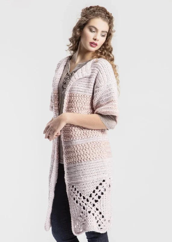 Free On The Square Crochet Cardigan Pattern