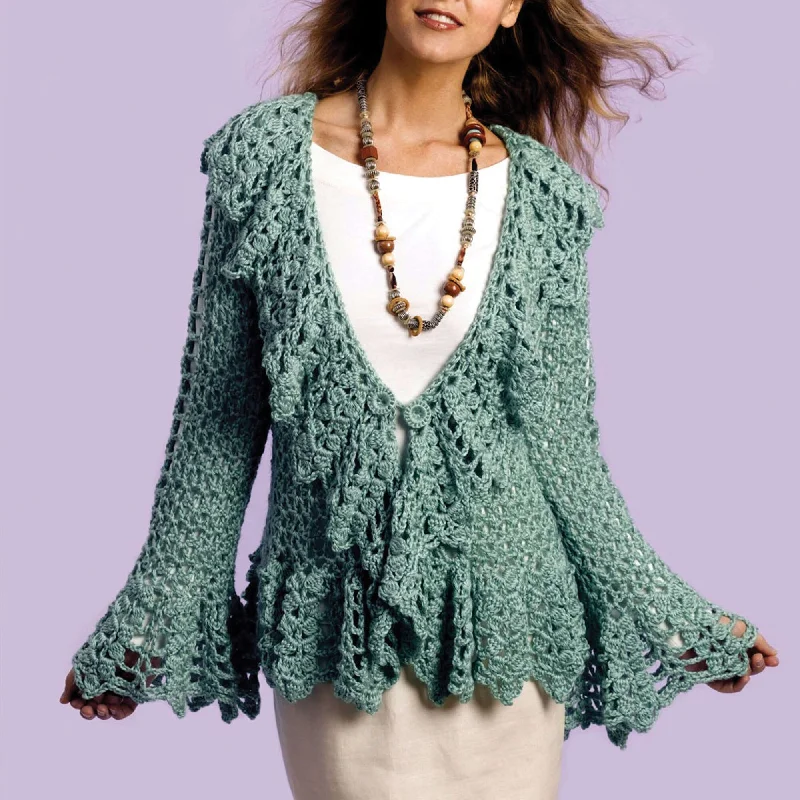 Free Soft Sage Circle Jacket Pattern