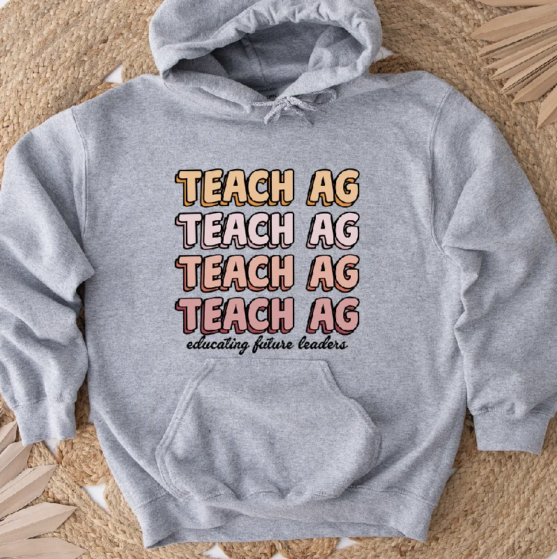 Groovy Educating Future Leaders Teach Ag Hoodie (S-3XL) Unisex - Multiple Colors!