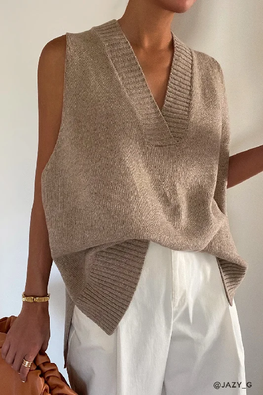 Lyla Oversized Knit Vest