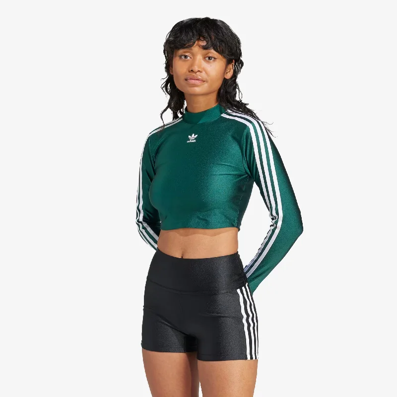 Adidas Originals | WMN'S 3-STRIPES CROPPED LONG SLEEVE TEE